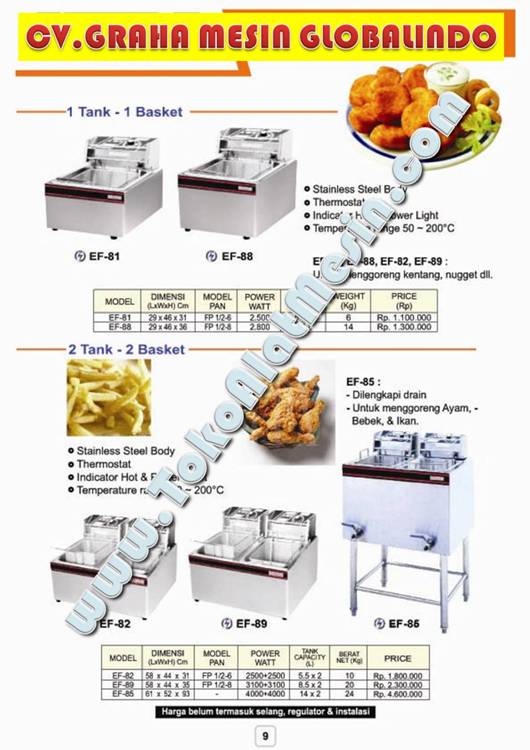 2: CV.GRAHA MESIN -  Alat Masak Mesin Pengolah Makanan 